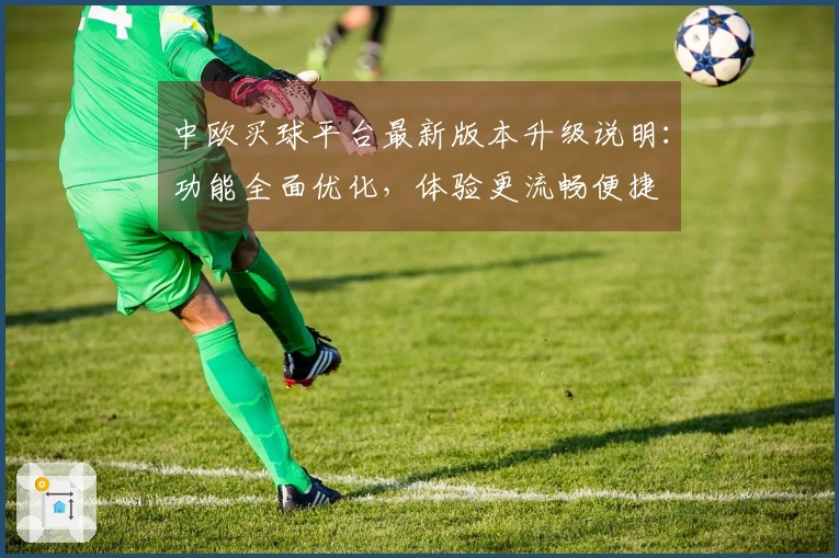 中欧买球平台最新版本升级说明：功能全面优化，体验更流畅便捷